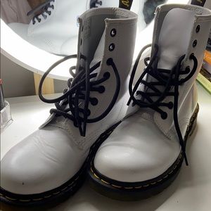 White Doc Martens..